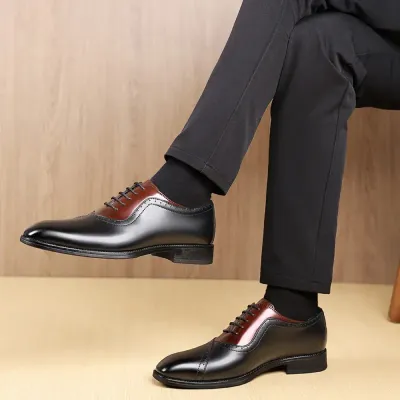 OXFORD MEN LEATHER S TIE SHOE